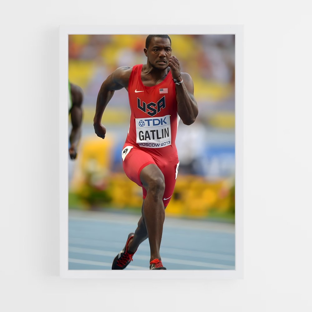 Poster Vitesse Époustouflante – affiche Athlétisme (vue 3)